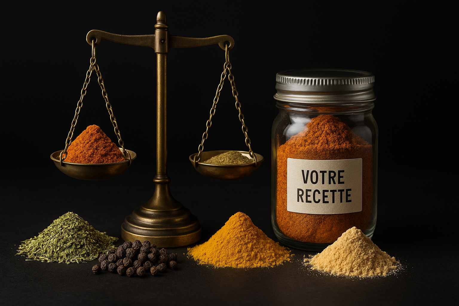 illustration mélange d'épices sur-mesure
